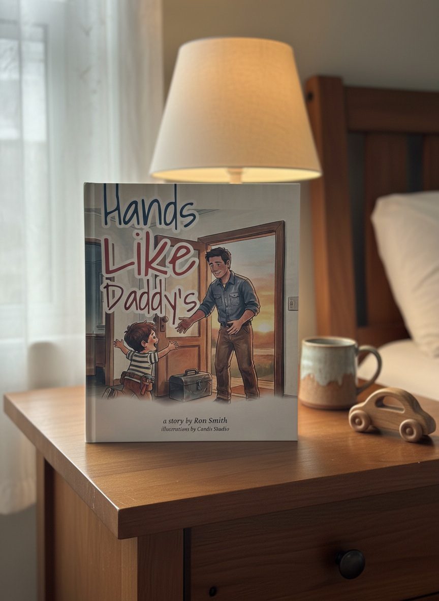 The book on a nightstand