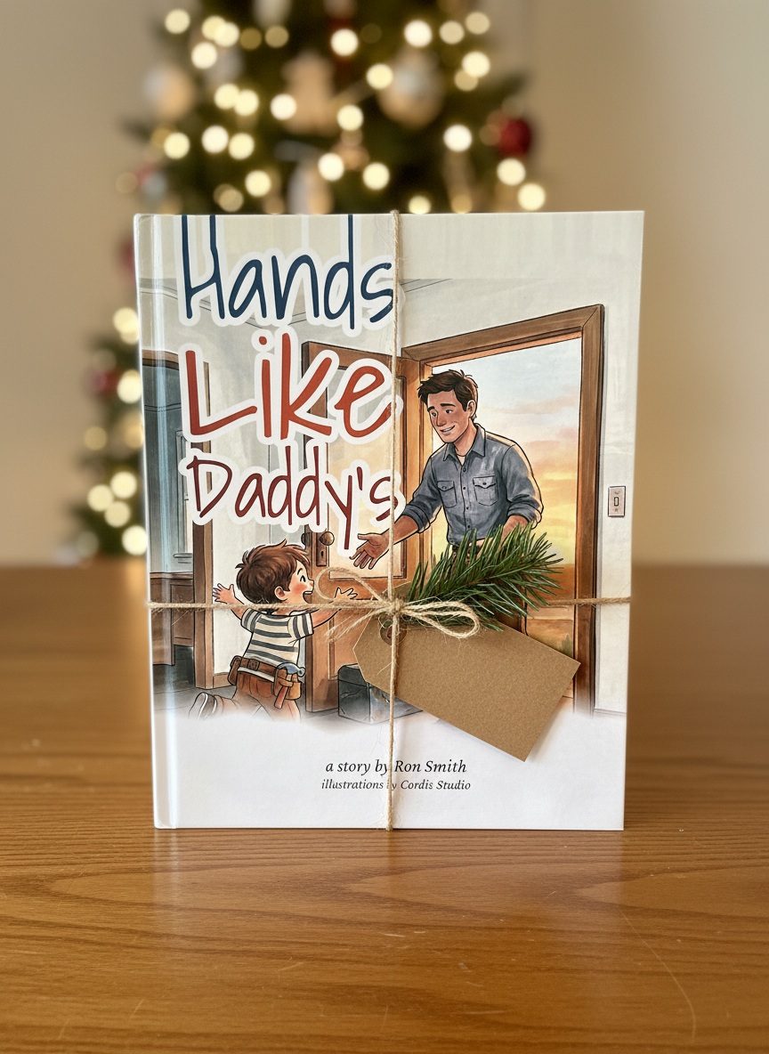 The book, gift-wrapped