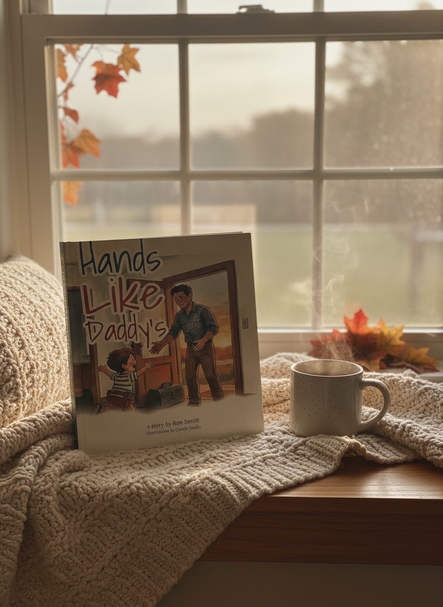 The book in a window reading nook