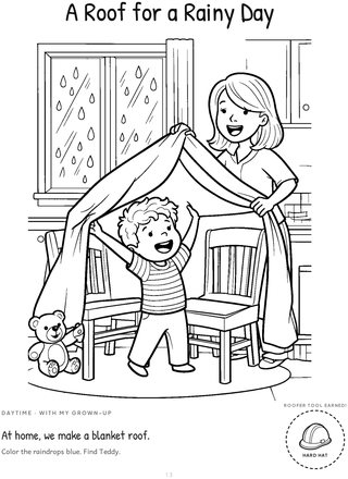 A page from the Coloring Book