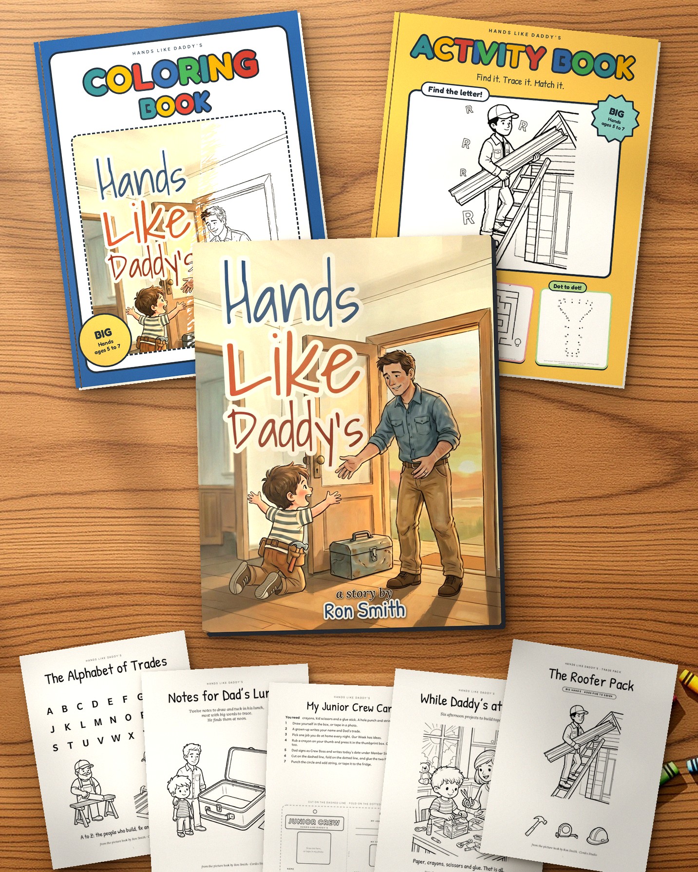 The Family Activity Set with the printed Countdown to Christmas