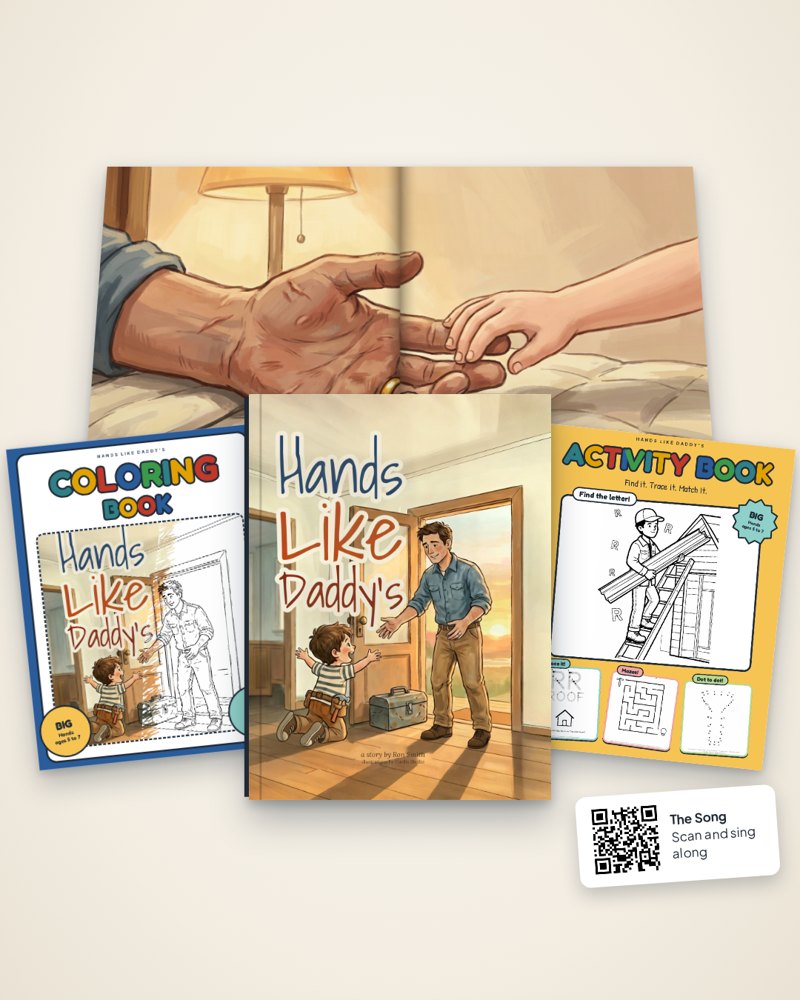 The Family Activity Set: the hardcover, the Coloring Book and the Activity Book