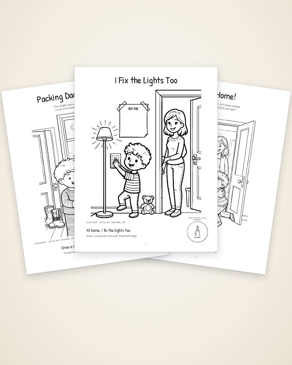 Coloring book pages